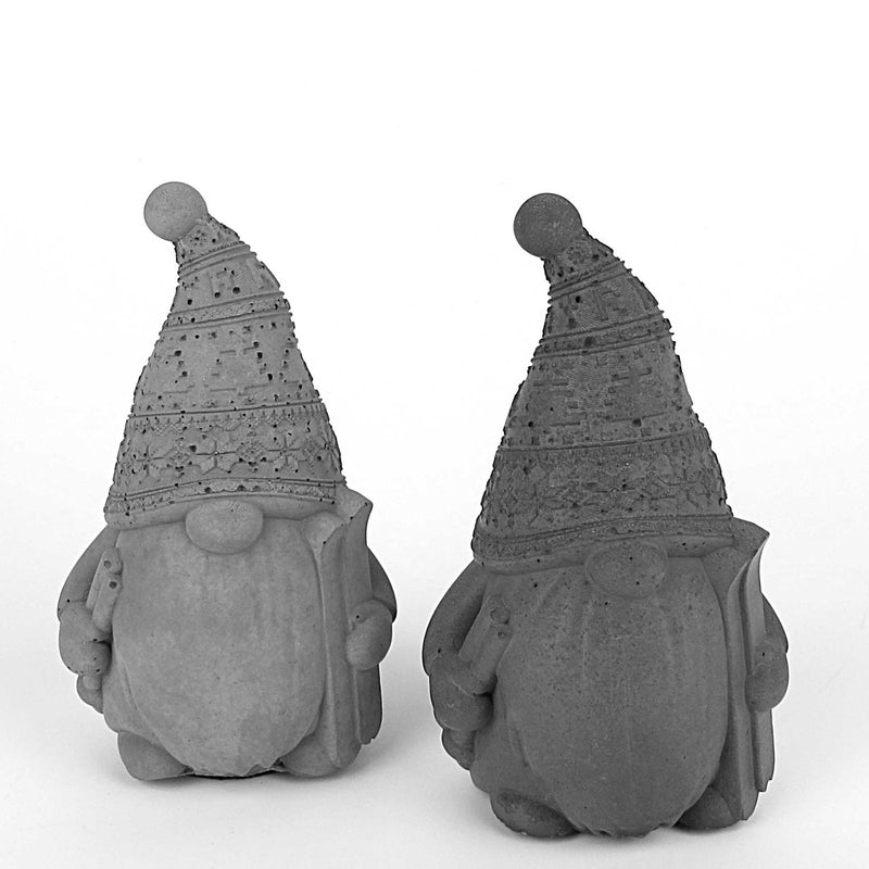 Concrete Gnome Rudi – Handmade, Anthracite & Grey — Ansicht 1