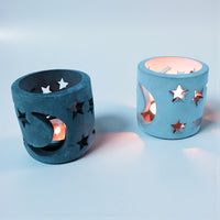 Stjern Tealight Holder Ring in Concrete – Grey or Anthracite — Ansicht 1