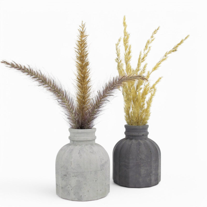 Wazo Concrete Vase – Modern, Grey or Anthracite — Ansicht 1