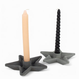 Tähti | Kerzenständer in Sternform aus Beton – Festlich | Modern | Vielseitig