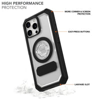 Rokform Crystal Clear iPhone 16 Pro Max Case: Military-Grade Magnetic Protection — Ansicht 2