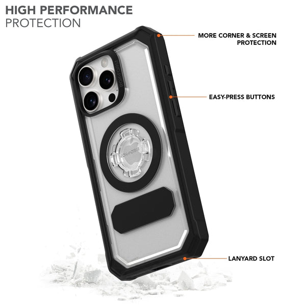 Rokform Crystal Clear iPhone 16 Pro Max Case: Military-Grade Magnetic Protection