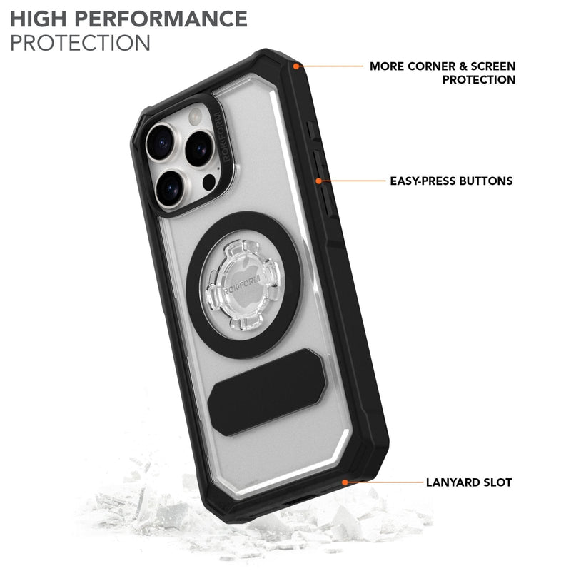 Rokform Crystal Clear iPhone 16 Pro Max Case: Military-Grade Magnetic Protection — Ansicht 2