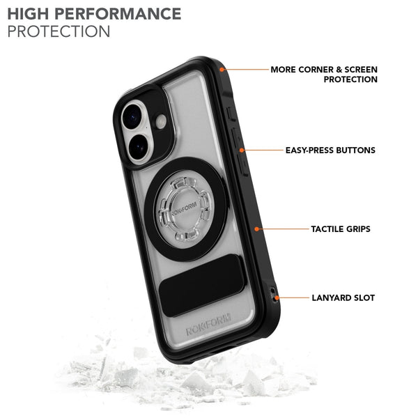 Durable iPhone 17 Crystal Case with MagSafe, Military-Grade Drop Protection