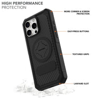 Ultra-Durable iPhone 16 Pro Max Rugged Case: Military-Grade Drop Protection, MagSafe Compatible — Ansicht 2