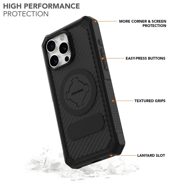 Ultra-Durable iPhone 16 Pro Max Rugged Case: Military-Grade Drop Protection, MagSafe Compatible