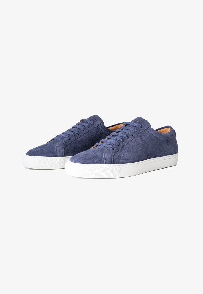 kūlson Sneakers navy suede handmade Portugal recycled sole — Ansicht 2