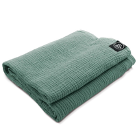 OM YA Shavasana Decke Musselin handgefertigt weich leicht 180×130 cm — Ansicht 1