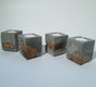 Fakö Tealight Holder Concrete Wood Stainless Steel – modern design