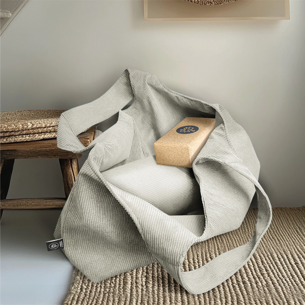 OM YA Design Yoga Big Bag Cordstoff handgefertigt 70x35x20 cm
