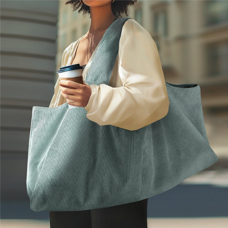 OM YA Design Yoga Big Bag Cordstoff handgefertigt — Ansicht 2