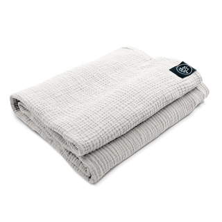 OM YA Design Shavasana Decke – Blush Musselin | Doppellagig | OEKO-TEX®