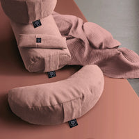 OM YA Design Shavasana Decke Blush Musselin doppellagig OEKO-TEX Baumwolle — Ansicht 3