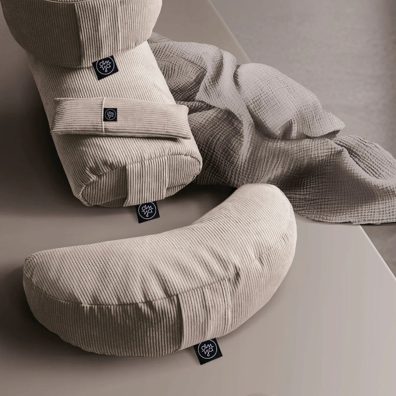 OM YA Design Shavasana Decke – Musselin Baumwolle handgefertigt 180×130 cm — Ansicht 2