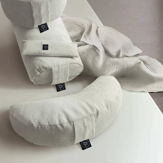 OM YA Design Shavasana Decke – Blush Musselin | Doppellagig | OEKO-TEX®