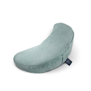 OM YA Halbmondkissen – Möbelkord | Handgefertigt | Dinkelfüllung