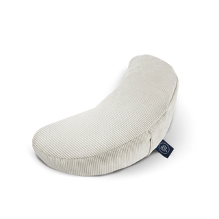 OM YA Design Halbmondkissen – Möbelkord | Dinkelfüllung | Handgefertigt