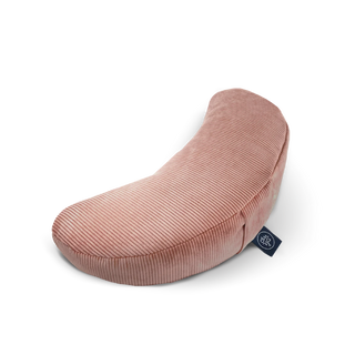 OM YA Halbmondkissen – Möbelkord | Handgefertigt | Dinkelspelz