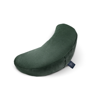 OM YA Design Halbmondkissen – Möbelkord | Dinkelfüllung | Handgefertigt