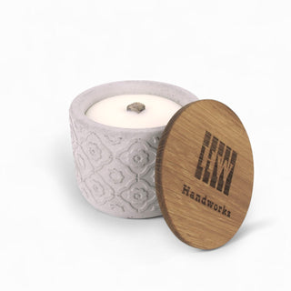 Tine | Wachsfresser Ø10cm aus Beton – Minimalistisch | Nachhaltig | Stilvoll