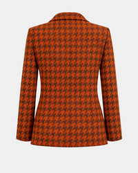 ALINE CELI Classic Tailoring Blazer Houndstooth Recycled Tailored — Ansicht 2