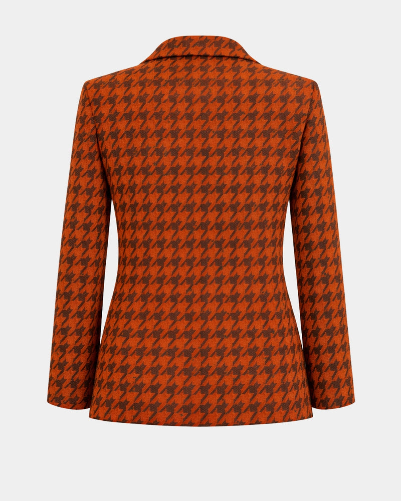 ALINE CELI Classic Tailoring Blazer Houndstooth Recycled Tailored — Ansicht 2