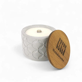 Palo | Wachsfresser Ø10cm aus Beton – Nachhaltig | Minimalistisch | Innovativ