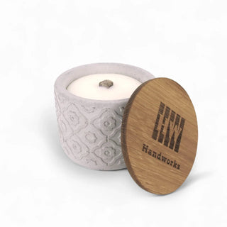 Tine | Wachsfresser Ø10cm aus Beton – Minimalistisch | Nachhaltig | Stilvoll