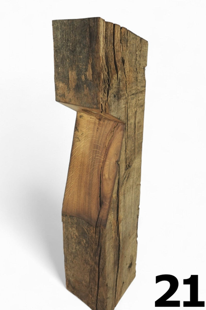 Nüri Path Light – Garden lamp handcrafted from reclaimed wood — Ansicht 38