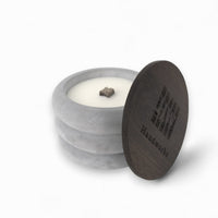 Fogo Concrete Wax Eater Ø10cm - Hand-cast, Oak Lid — Ansicht 11