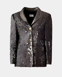 Paillettenblazer recycelt – ALINE CELI Couture — Ansicht 2