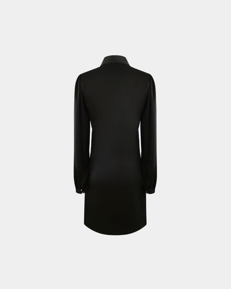 Dress Sustainable Fabric Bianca, recycled polyester, bow detail, EU production — Ansicht 3