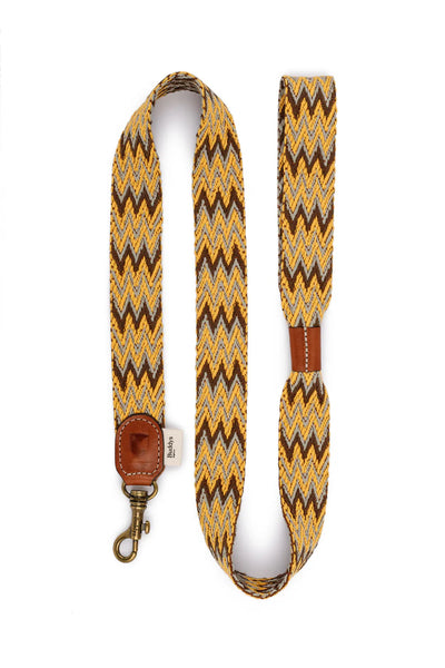 Buddy's Dogwear Gold Peruvian Leash 120 cm Cotton Leather