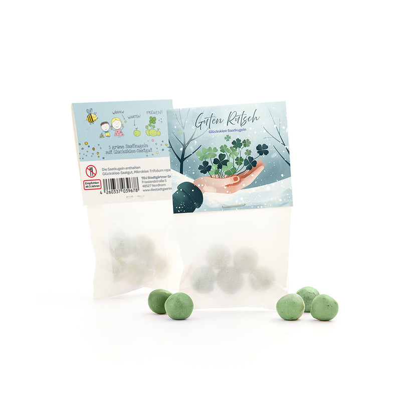 10x5 Flower Marbles in a "Happy New Year" Bag – Handmade — Ansicht 4