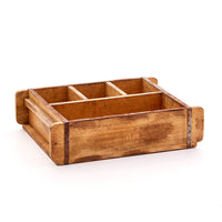 Ziegelform mit 4 Fächern – Holzkiste Vintage — Ansicht 2