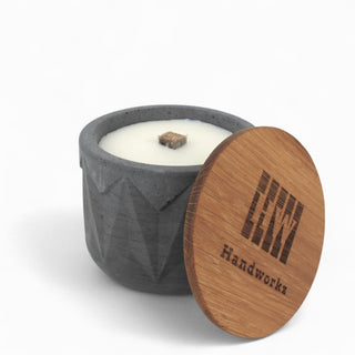 Fuoco | Wachsfresser Ø10cm aus Beton – Nachhaltig | Stilvoll | Funktional