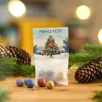 10x5 Flower Marbles in "Happy Holidays" Bag – Handmade Germany — Ansicht 1