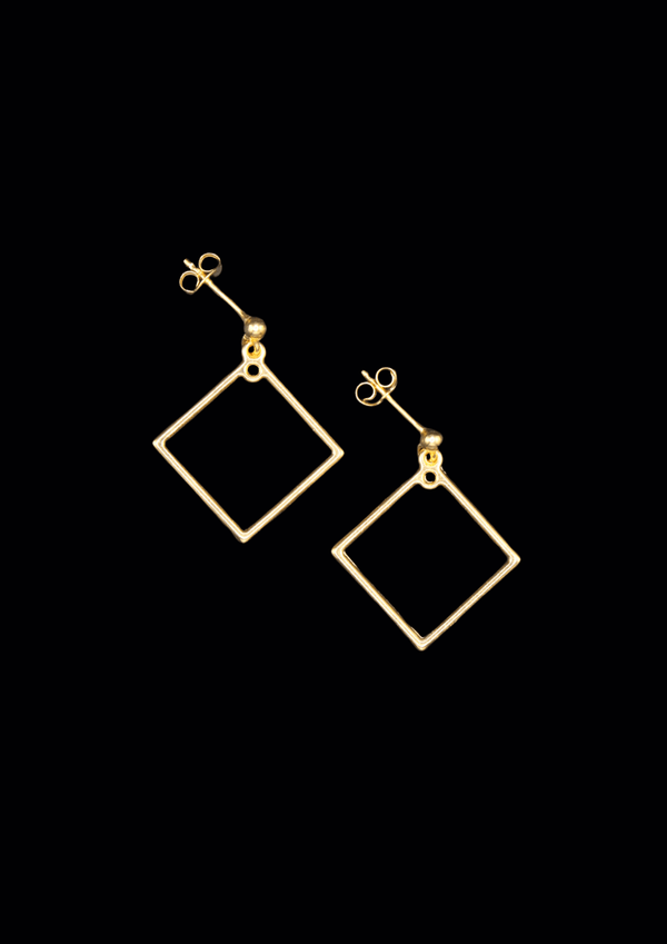Kira Ohrringe – Viereckiges Design | Edelstahl | Elegant & Langlebig