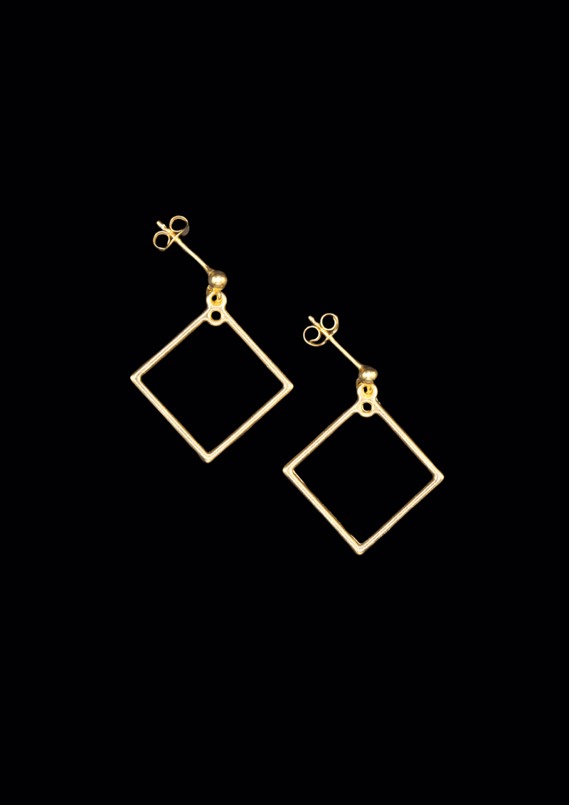 Kira Earrings – Square Design | Stainless Steel | Elegant & Durable — Soorbeet