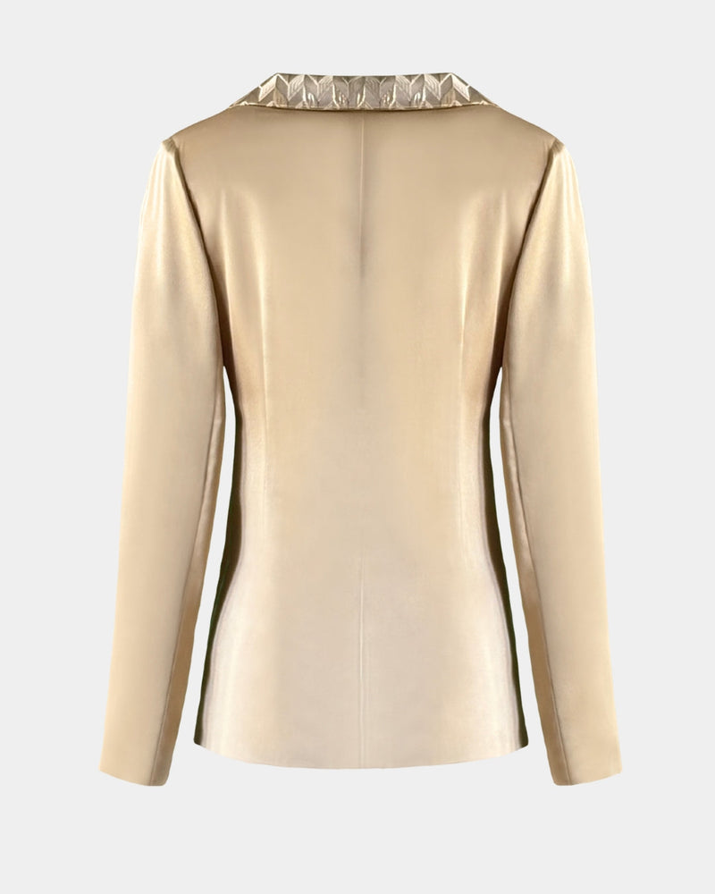 Blazer Gold – Recycled Material | European Manufacturing | Aline CELI — Ansicht 3