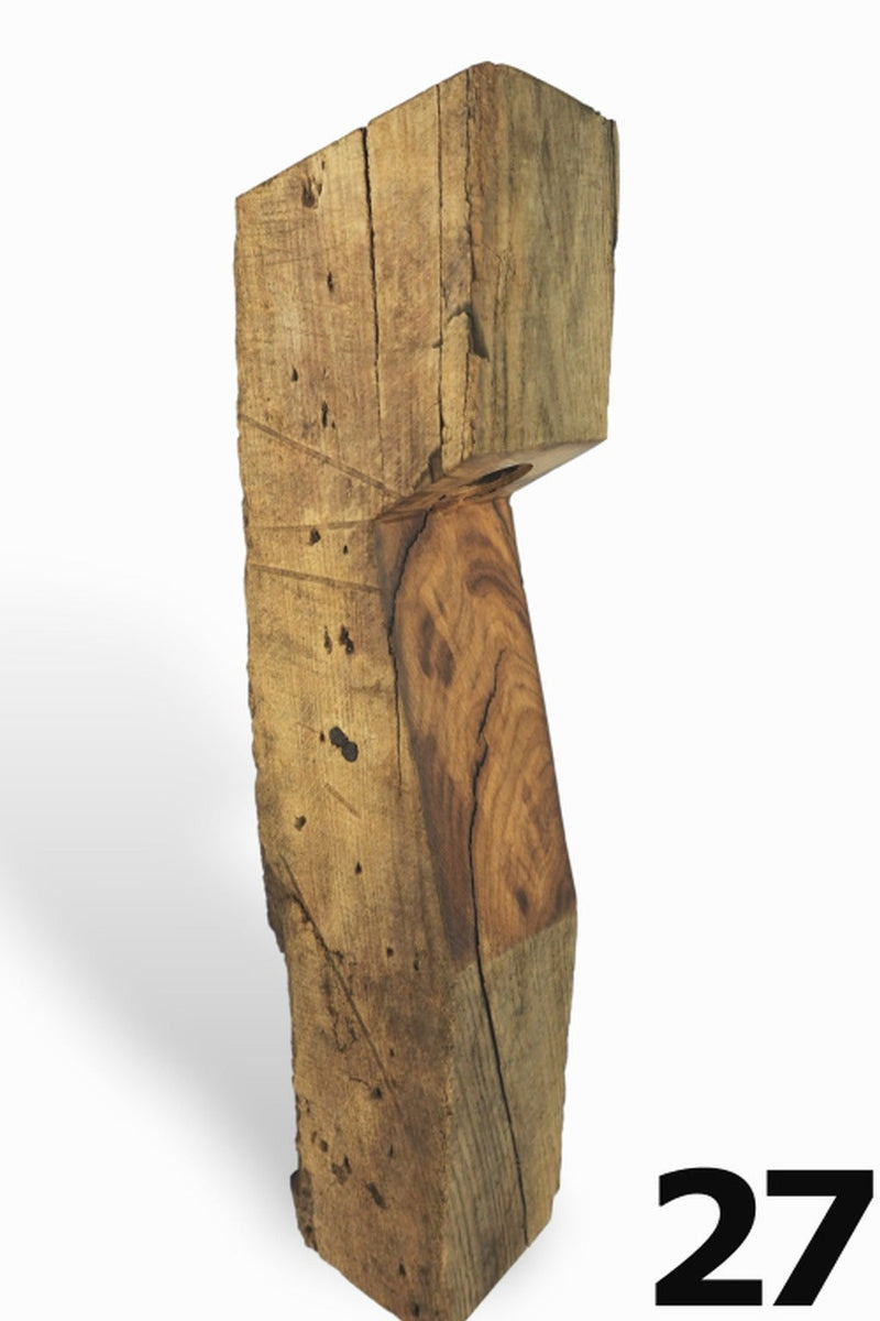 Nüri Path Light – Garden lamp handcrafted from reclaimed wood — Ansicht 39