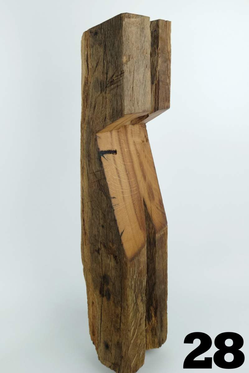 Nüri Path Light – Garden lamp handcrafted from reclaimed wood — Ansicht 30