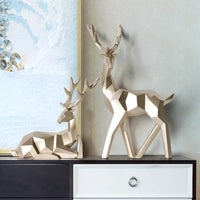 Matte Cervidae Deer Sculpture — Ansicht 1