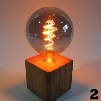 Skumring Bedside Lamp Oak Dimmable Handmade — Ansicht 14