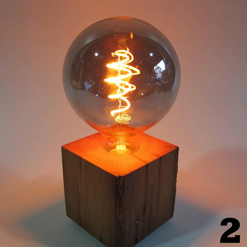 Skumring Bedside Lamp Oak Dimmable Handmade — Ansicht 14