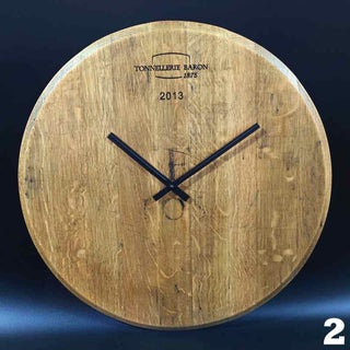 Viini Kello – Wall clock made from a wine barrel lid | Sustainable | Handmade | Made in Germany