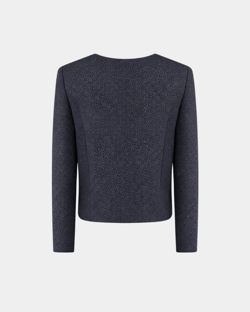 ALINE CELI Recycled Cropped Structured Jacket for Women — Ansicht 2