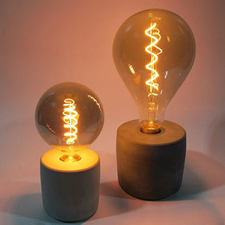 Strokka | Tischlampe Ø14cm aus Beton – Modern | Minimalistisch | Langlebig