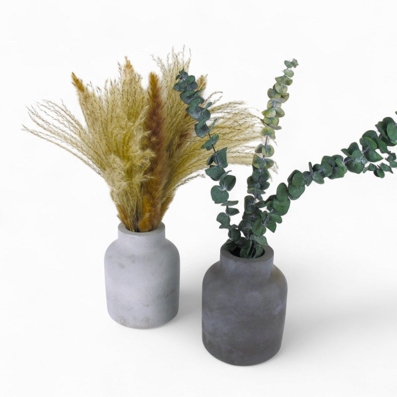 Suuri Vase Beton wasserdicht Grau Anthrazit moderne Wohn-Deko — Ansicht 2