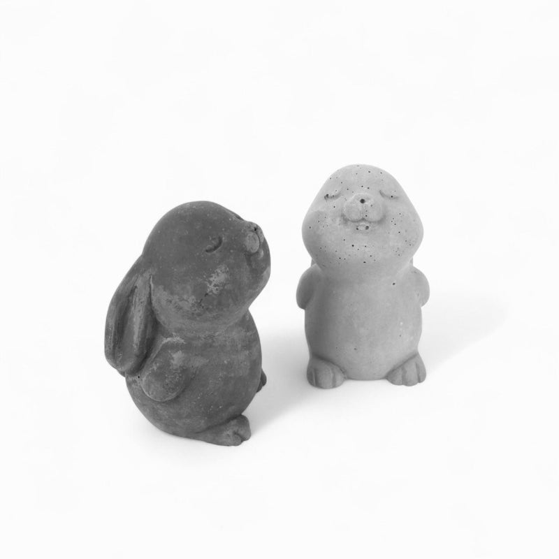 Hopsi Hase – Beton Osterdeko Handgefertigt — Ansicht 2